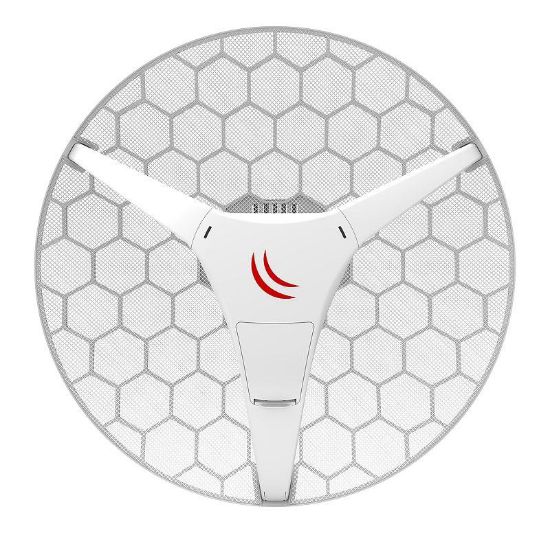  Зображення Точка доступу (зовн.) MikroTik RBLHGG-5acD ("LHG 5 ac", 5 GHz, 24,5 dBi, 25dBm, 802.11a/n/ac, 867Mbps, 1xGLAN, PoE in, CPU 716Mhz, 256MB RAM, RouterOS L3)) 