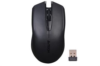  Зображення Мишка бездротова A4-Tech G3-760N USB Black 