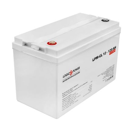  Зображення Акумуляторна батарея LogicPower 12V 120AH (LPM-GL 12 - 120 AH) GEL 