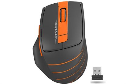  Зображення Мишка бездротова A4-Tech Fstyler FG30 Orange 