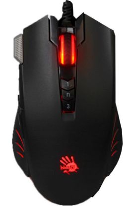  Зображення Миша A4 Tech V9M Bloody (Black) ігрова Bloody серія, Black, 4000 dpi, Extra Fire Button) 