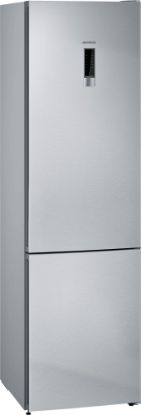  Зображення Холодильник Siemens з нижн. мороз., 203x60x67, xолод.відд.-279л, мороз.відд.-87л, 2дв., А++, NF, інв., дисплей, нерж 
