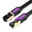  Зображення Патч-корд Vention CAT7 SSTP Ethernet, 0.5 m, Black (ICABD) 