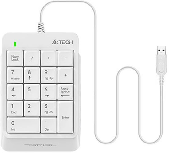  Зображення Клавіатура A4-Tech Fstyler Numeric Keypad White 