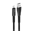  Зображення Кабель 1m USB 2.0 / Lightning Colorway (CW-CBUL035-BK) (zinc alloy + led) Black 