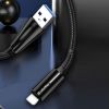  Зображення Кабель 1m USB 2.0 / Lightning Colorway (CW-CBUL035-BK) (zinc alloy + led) Black 