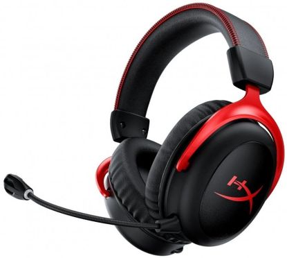  Зображення Гарнітура ігрова HyperX Cloud II WL USB, Red 