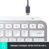  Зображення Клавіатура Logitech MX Keys Mini For Mac Wireless Illuminated Pale Grey (920-010526) 