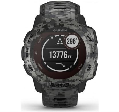  Зображення Смарт-годинник Garmin Instinct Solar Graphite Camo (010-02293-15) 