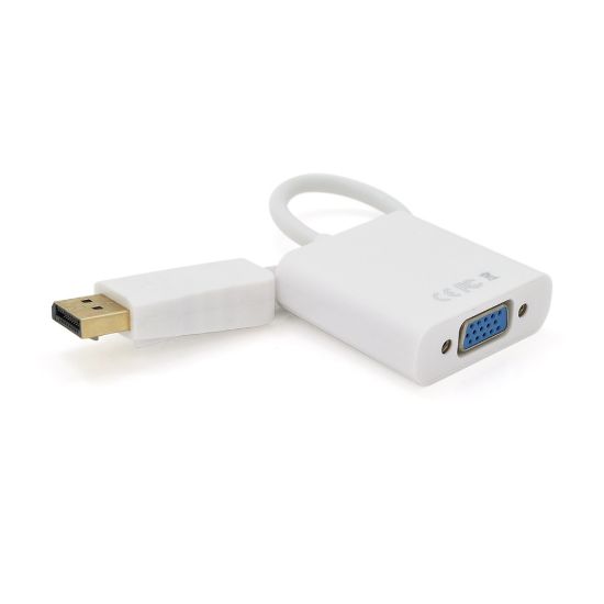  Зображення Адаптер Voltronic DisplayPort - VGA, (M/F), 0.3 м, White (YT-C-DP(M)/VGA(F)W/22009) 