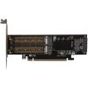  Зображення Контролер Frime (ECF-PCIEtoSSD009.LP) PCI-E-2хM.2 (B&M Key)+1хmSATA 