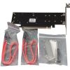  Зображення Контролер Frime (ECF-PCIEtoSSD009.LP) PCI-E-2хM.2 (B&M Key)+1хmSATA 