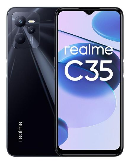  Зображення Смартфон Realme C35 4/64GB Dual Sim Glowing Black 