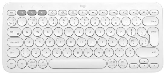  Зображення Клавіатура бездротова Logitech Wireless K380 UA White (920-009868) 