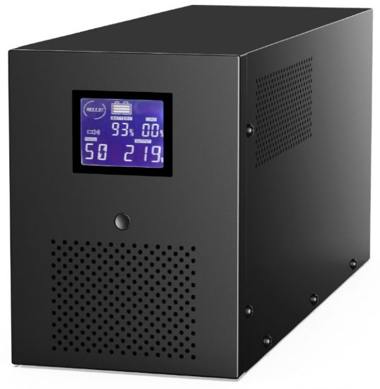  Зображення Блок безперебійного живлення EnerGenie (EG-UPS-036) LCD дисплей, USB порт, 3000VA, серія Pro, чорний колір) 