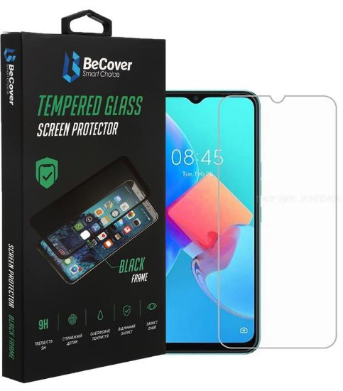  Зображення Скло захисне BeCover Tecno Spark 9 Pro (KH7n) 3D Crystal Clear Glass (708135) 