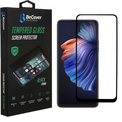  Зображення Скло захисне BeCover Tecno POVA 3 (LF7n) Black (708163) 