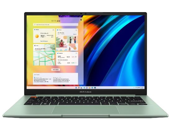  Зображення Ноутбук ASUS Vivobook S 15 M3502QA-BQ213 15.6" FHD IPS, AMD R5-5600H, 16GB, F512GB, UMA, NoOS, Зелений 