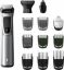  Зображення Тример Philips Multigroom series 7000, акум., насадок-13, чохол, сталь, сірий 