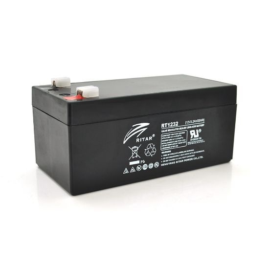  Зображення Акумуляторна батарея Ritar 12V 3.2AH Gray Case (RT1232/03223) AGM 