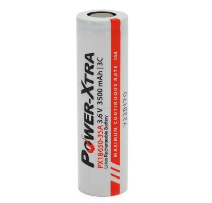  Зображення Акумулятор Power-Xtra 18650 Li-Ion 3500 mAh White 