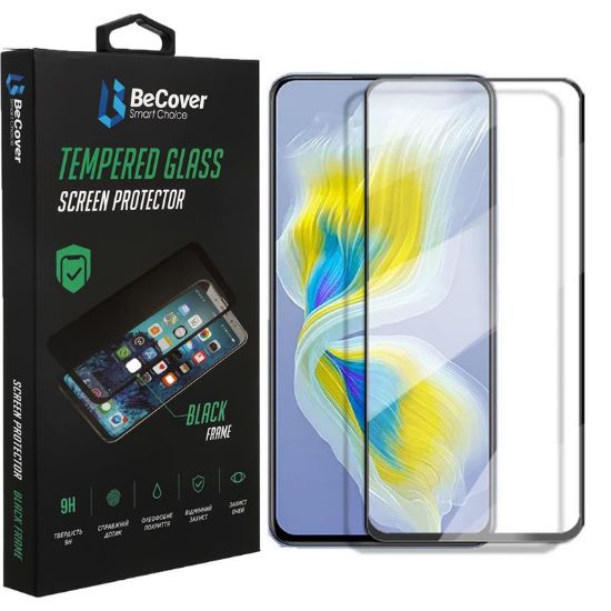  Зображення Захисне скло BeCover для Tecno POVA Neo 2 (LG6n) Black (708552) 