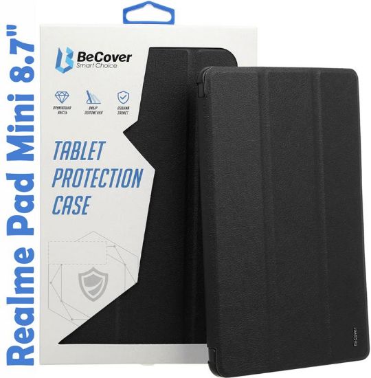  Зображення Чохол-книжка BeCover Smart для Realme Pad Mini 8.7" Black (708257) 