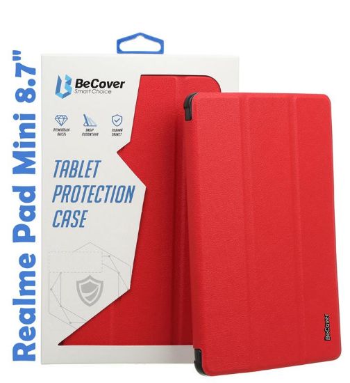  Зображення Чохол до планшета BeCover Smart Case Realme Pad Mini 8.7" Red (708260) 