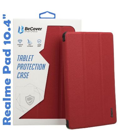  Зображення Чохол до планшета BeCover Smart Case Realme Pad 10.4" Red Wine (708269) 