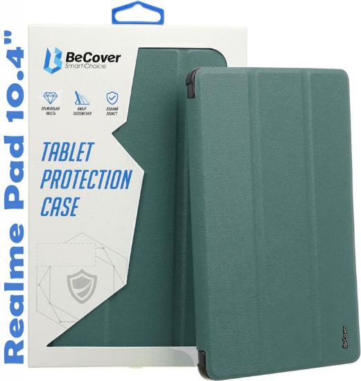  Зображення Чохол до планшета BeCover Smart Case Realme Pad 10.4" Dark Green (708266) 