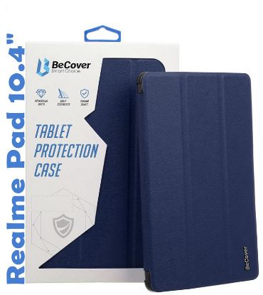  Зображення Чохол-книжка BeCover Smart для Realme Pad 10.4" Deep Blue (708265) 