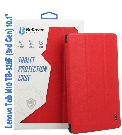  Зображення Чохол до планшета BeCover Smart Case Lenovo Tab M10 TB-328F (3rd Gen) 10.1" Red (708286) 