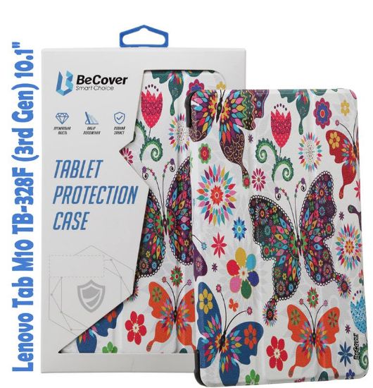  Зображення Чохол до планшета BeCover Smart Case Lenovo Tab M10 TB-328F (3rd Gen) 10.1" Butterfly (708291) 