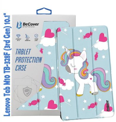  Зображення Чохол до планшета BeCover Smart Case Lenovo Tab M10 TB-328F (3rd Gen) 10.1" Unicorn (708300) 