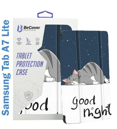  Зображення Чохол-книжка BeCover Smart для Samsung Galaxy Tab A7 Lite SM-T220/SM-T225 Good Night (708323) 