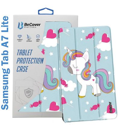  Зображення Чохол-книжка BeCover Smart для Samsung Galaxy Tab A7 Lite SM-T220/SM-T225 Unicorn (708324) 