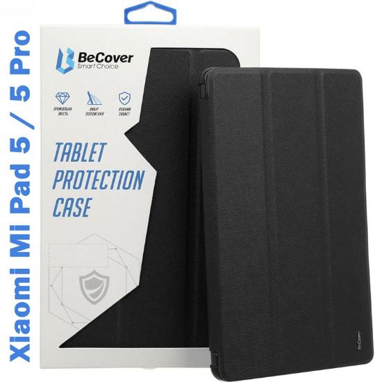  Зображення Чохол-книжка BeCover Soft Edge для Xiaomi Mi Pad 5/5 Pro Black (708361) 