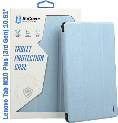  Зображення Чохол до планшета BeCover Soft Edge PM Lenovo Tab M10 Plus TB-125F (3rd Gen)/K10 Pro TB-226 10.61" Light Blue (708370) 