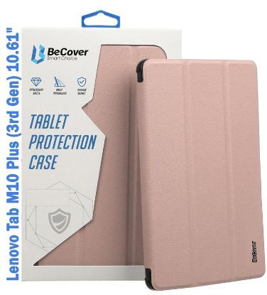  Зображення Чохол до планшета BeCover Soft Edge PM Lenovo Tab M10 Plus TB-125F (3rd Gen)/K10 Pro TB-226 10.61" Rose Gold (708369) 