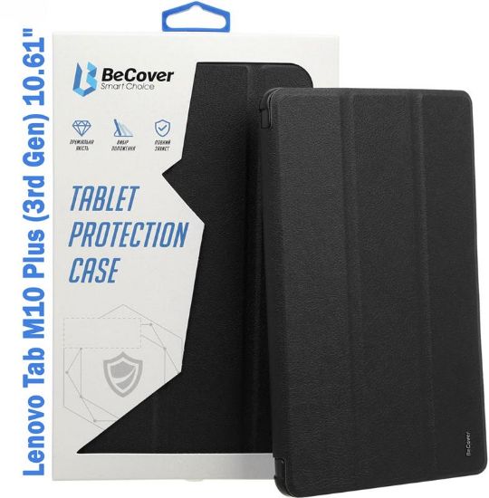  Зображення Чохол до планшета BeCover Soft Edge PM Lenovo Tab M10 Plus TB-125F (3rd Gen)/K10 Pro TB-226 10.61" Black (708366) 