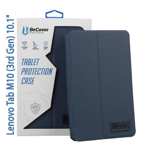  Зображення Чохол до планшета BeCover Lenovo Tab M10 TB-328F (3rd Gen) 10.1" Deep Blue (708338) 