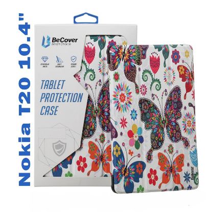  Зображення Чохол до планшета BeCover Smart Case Nokia T20 10.4" Butterfly (708053) 