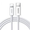  Зображення Кабель Remax Dofon USB Type-C-Lightning, 1м White (RC-C026) 