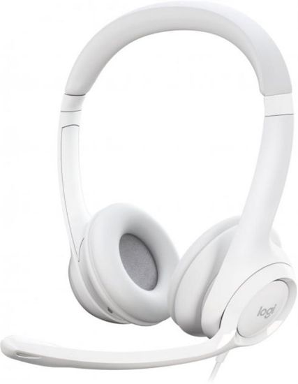  Зображення Гарнітура Logitech H390 USB White (981-001286) 