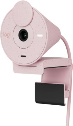  Зображення Веб-камера Logitech Brio 300 Rose (960-001448) 