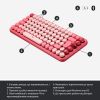  Зображення Клавiатура бездротова Logitech Pop Wireless Heartbreaker Rose (920-010718) 