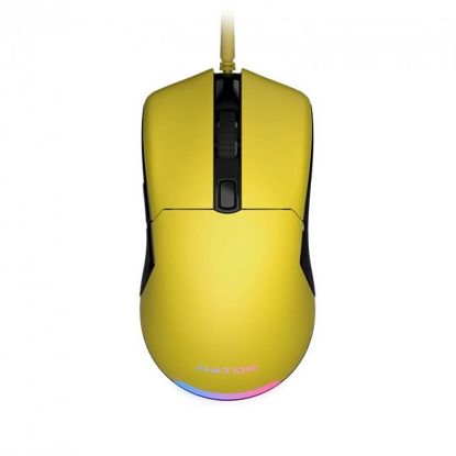  Зображення Мишка Hator Pulsar Essential USB Yellow (HTM-308) 