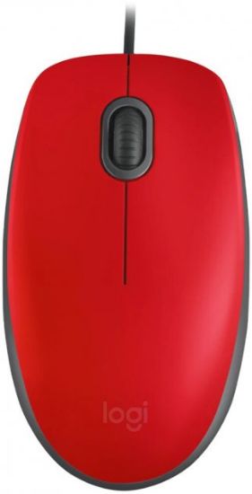  Зображення Мишка Logitech M110 Silent USB Red (910-006759) 