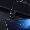  Зображення Автомобільний зарядний пристрій Choetech (1USB Type C; 1USB) 38W PD3.0 QC3.0 Black (TC0005) 