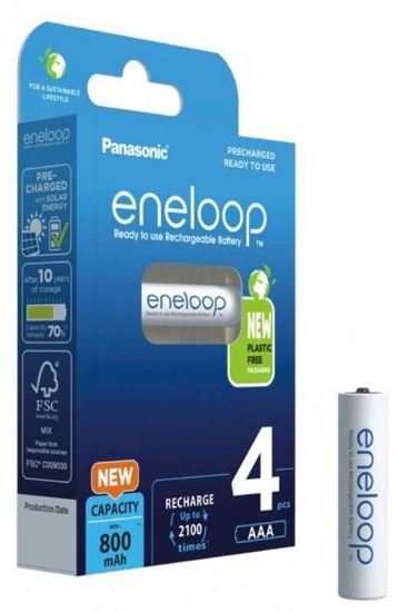  Зображення Акумулятор Panasonic Eneloop NI-MH  AAA 800 мАг, 4 шт. 